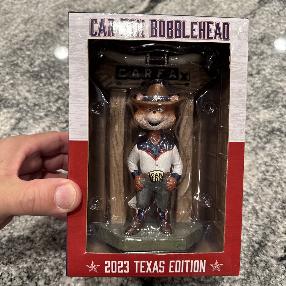 CarFox 2023 Texas Edition Bobble Head Brand New In Box #29